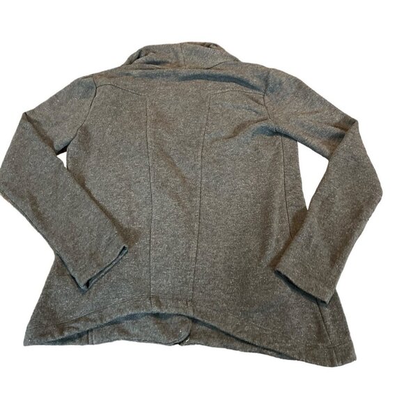 H By Bordeaux Womens Brown Asymmetrical Zipper Jacket - Picture 2 of 4